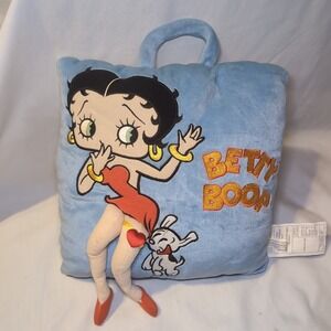 2004 Betty Boop 3D Plush Character Pillow 13x13" W/ Handle King Syndicate